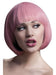 Smiffys Fever Mia Wig, Pastel Pink