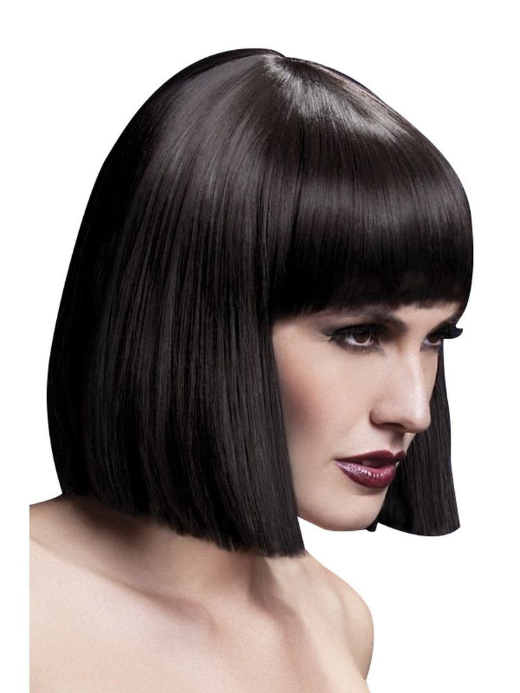 Smiffys Fever Lola Wig, Brown