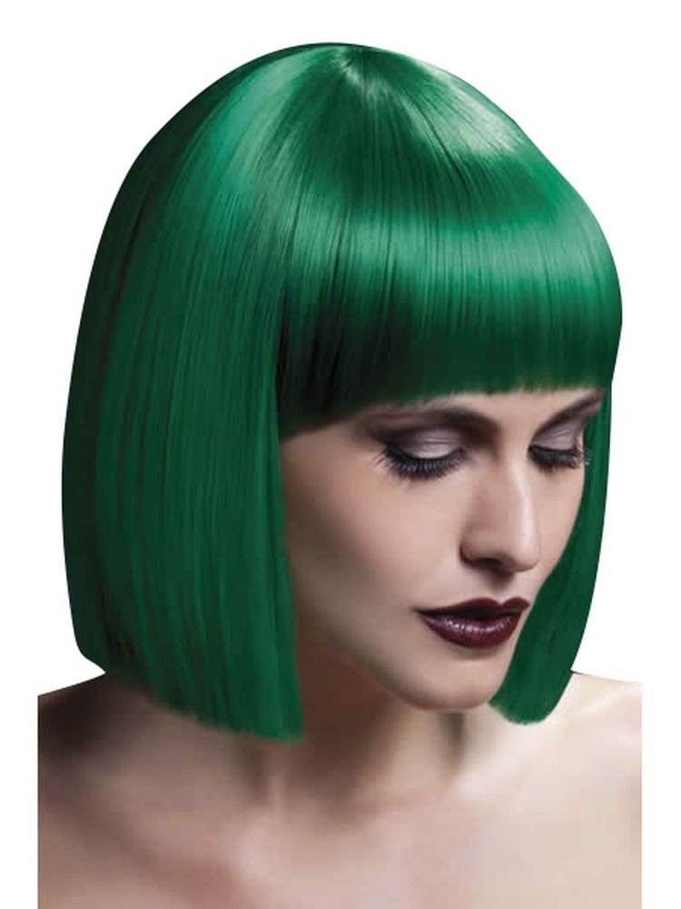 Smiffys Fever Lola Wig, Green