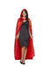 Smiffys Satin Hooded Cape, Red