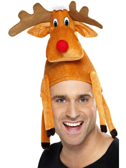Smiffys Reindeer Hat, Brown