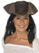 Smiffys Leather Look Pirate Hat, Brown