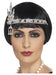 Smiffys Flapper Jewel Headband, Silver
