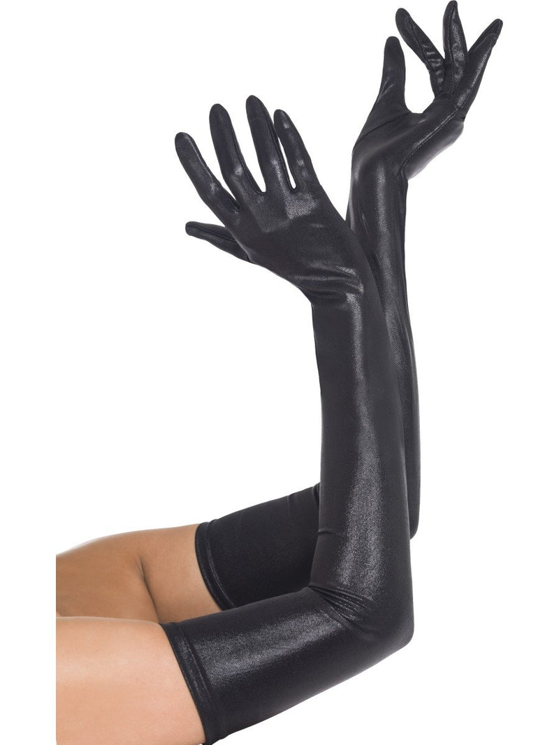 Fever Women's Gloves Wet Look In Display Pack