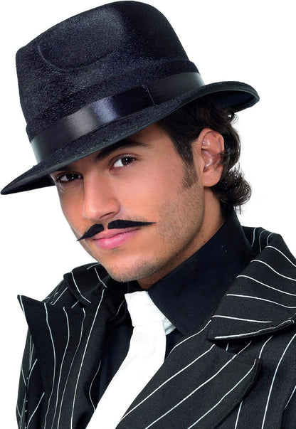 Smiffys Indestructible Fedora Hat, Black