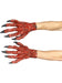 Smiffys Devil Hands, Latex, Red