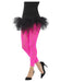 Smiffys 80s Lace Leggings, Neon Pink