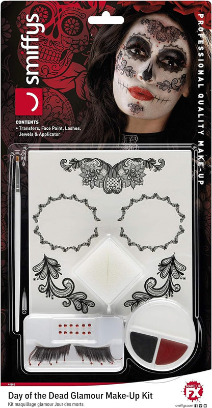 Smiffys Smiffys Make-Up FX, DOTD Glamour Kit, Grease, Blac