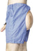Smiffys Bum and Willy Shorts, Blue
