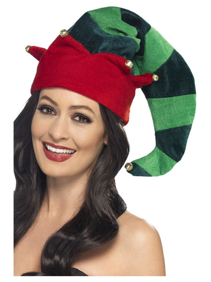 Smiffys Plush Elf Hat, Green
