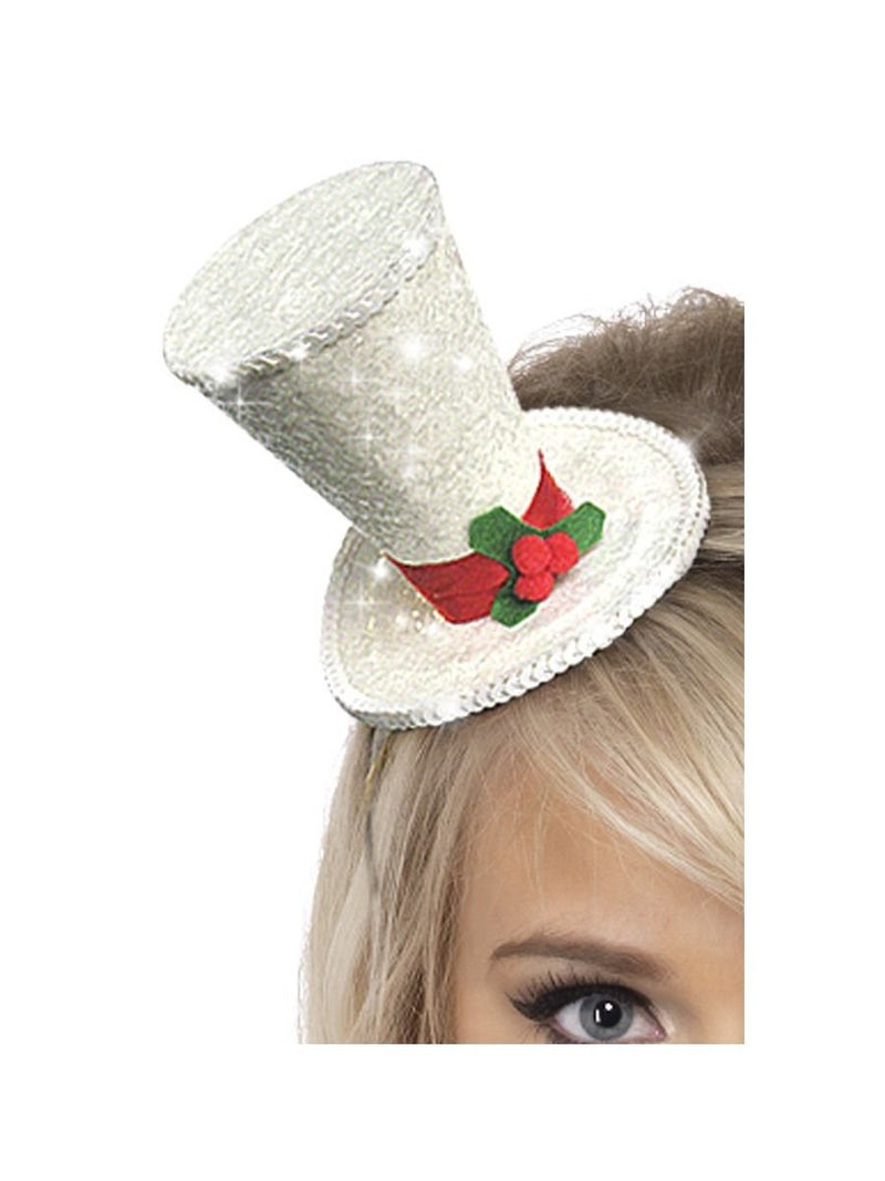 Smiffys Mini Top Hat, White