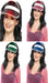 Smiffys 80s Sun Visor, Red