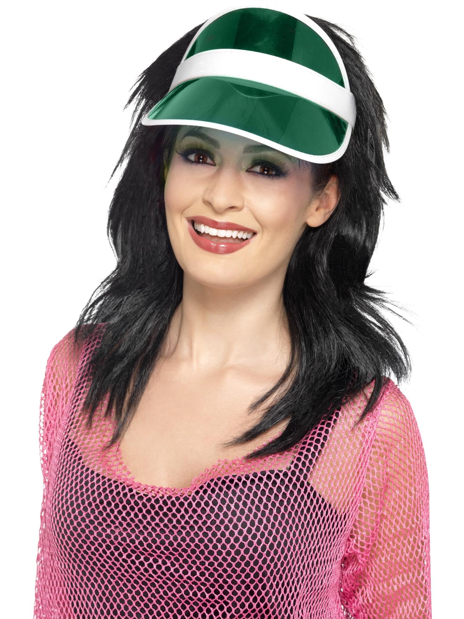 Smiffys 80s Sun Visor, Green