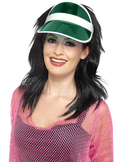 Smiffys 80s Sun Visor, Green