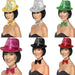 Smiffys Sequin Trilby Hat, Gold