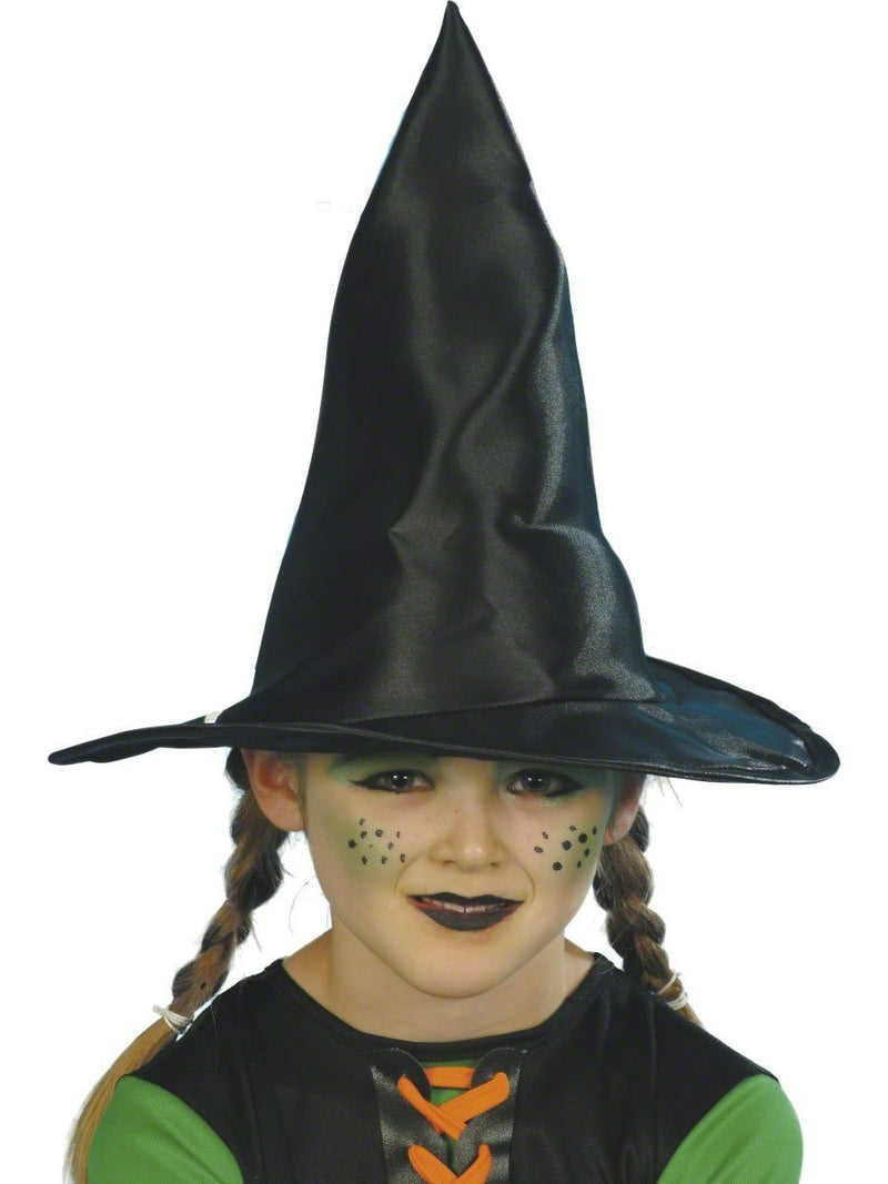 Smiffys Witch Hat, Child, Black