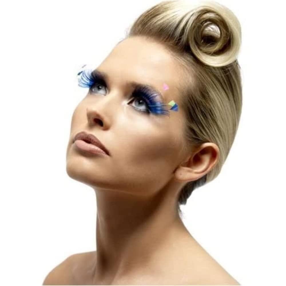 Smiffys Eyelashes, Blue