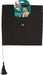 Smiffys Mortar Felt Board Hat, Black