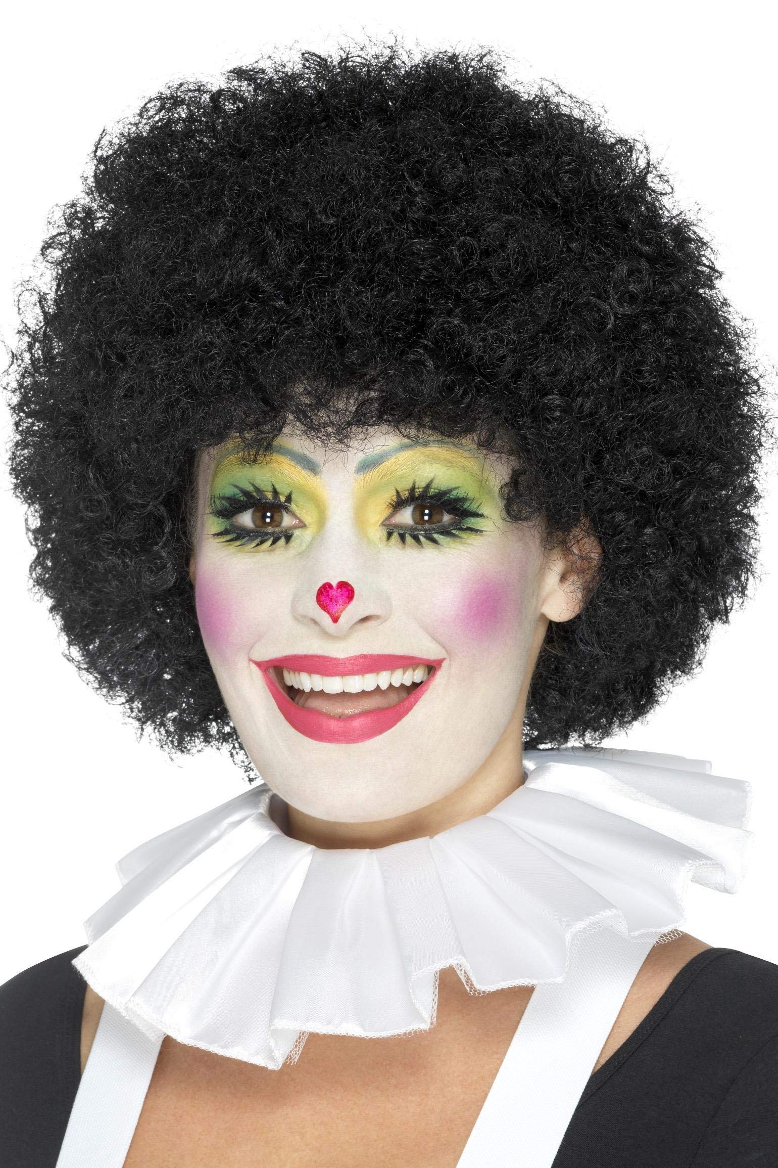 Smiffys Clown Neck Ruffle, White