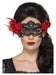 Smiffys Day of the Dead Lace Filigree Eyemask, Black
