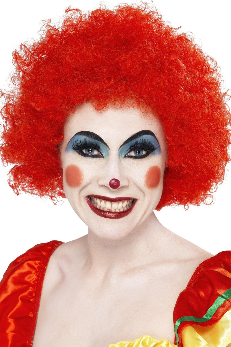 Smiffys Crazy Clown Wig, Red