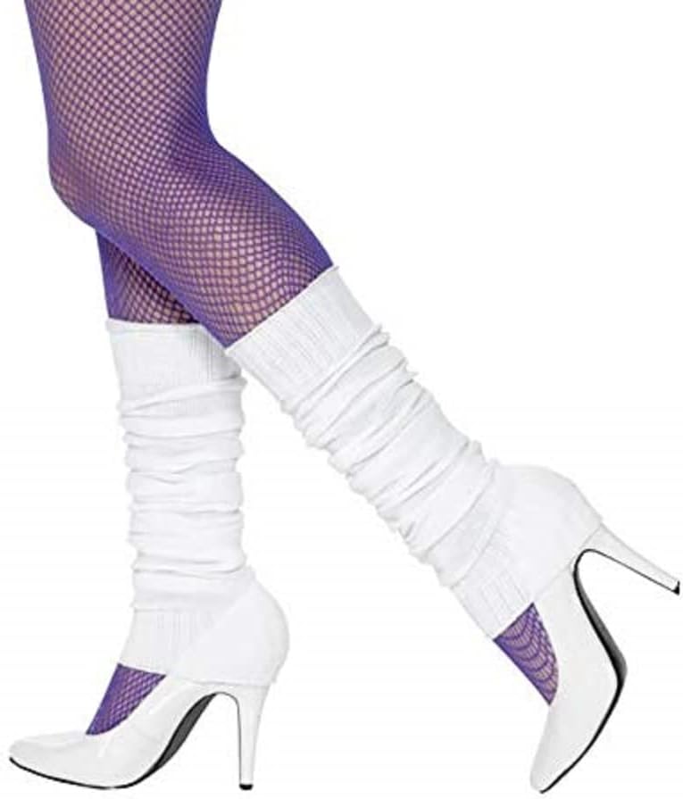 Smiffys Legwarmers, White