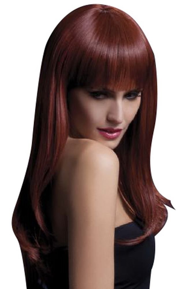 Smiffys Fever Sienna Wig, Auburn