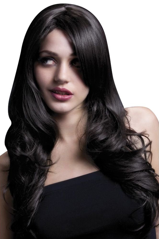Smiffys Fever Nicole Wig, Brown