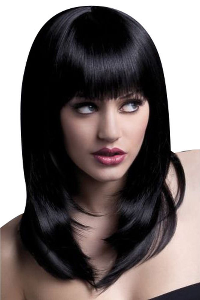 Smiffys Fever Tanja Wig, Black