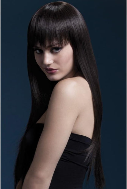 Smiffys Fever Jessica Wig, Brown