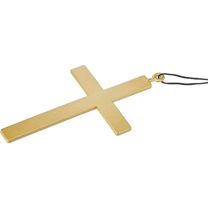 Smiffys PVC Monks Cross, Gold