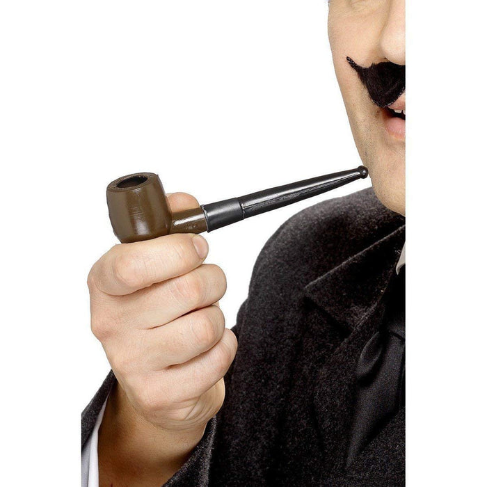 Smiffys Tales of Old England Plastic Smoking Pipe, Brown