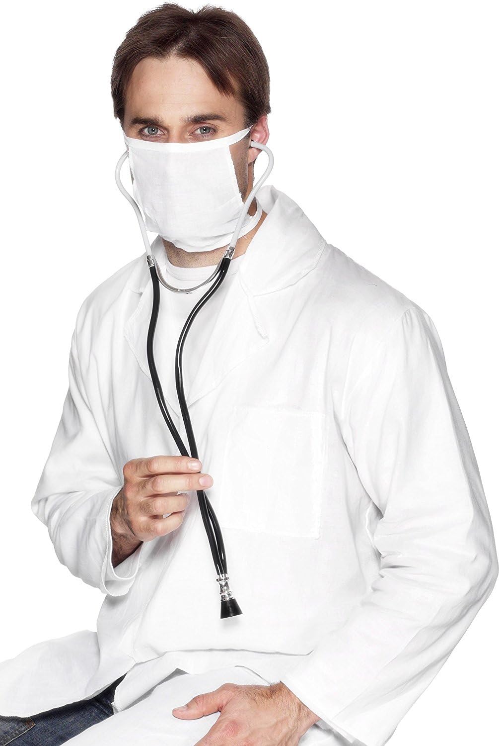 Smiffys Doctors Stethoscope, Black
