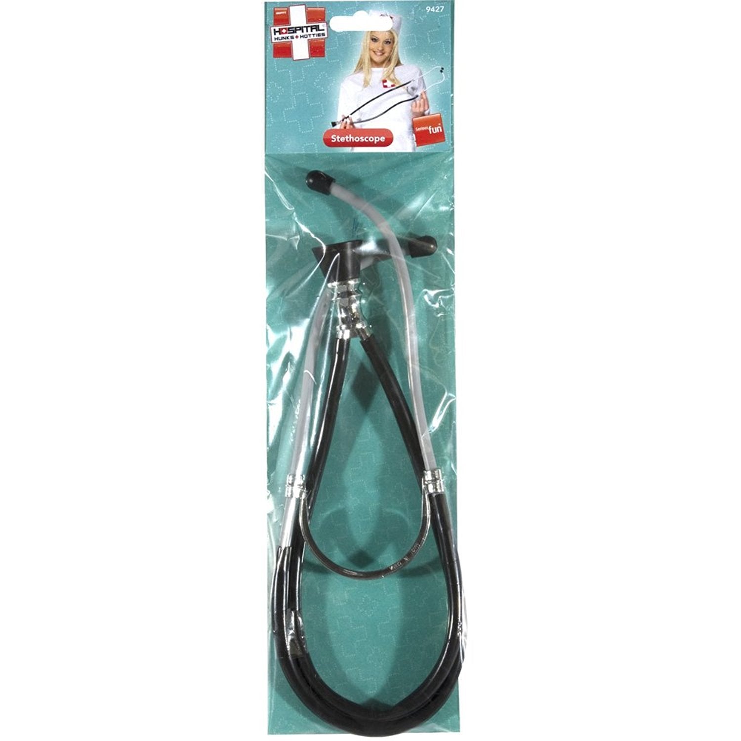 Smiffys Doctors Stethoscope, Black