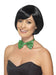 Smiffys Sequin Bow Tie, Green