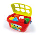 Clementoni- Shape Sorting Bucket: With 6 Shapes & Numbers, Stimulates Hand-Eye Coordination (9+ Months)