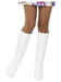 Smiffys GoGo Boot Covers, White