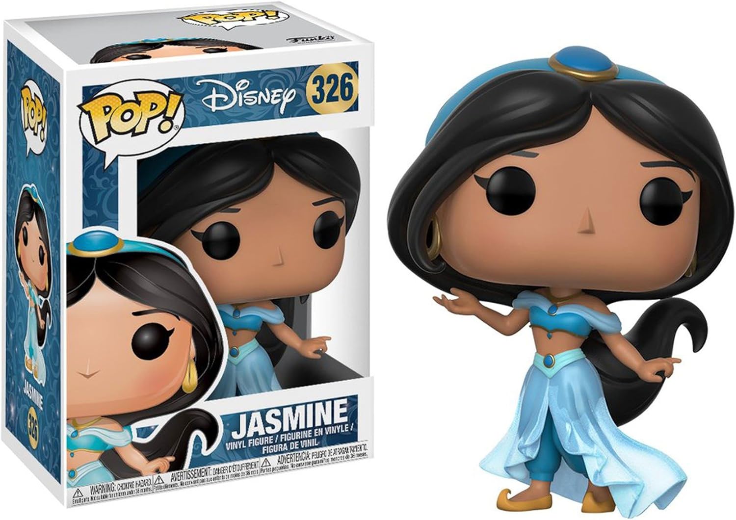 Funko POP! Disney: Aladdin - Jasmine - (new) - Collectable Vinyl Figure - Gift Idea - Official Merchandise - Toys for Kids & Adults - Movies Fans - Model Figure for Collectors and Display