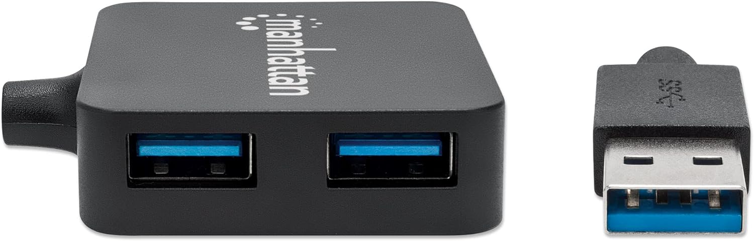Manhattan - Hub USB 3.0 4 Porte Nero