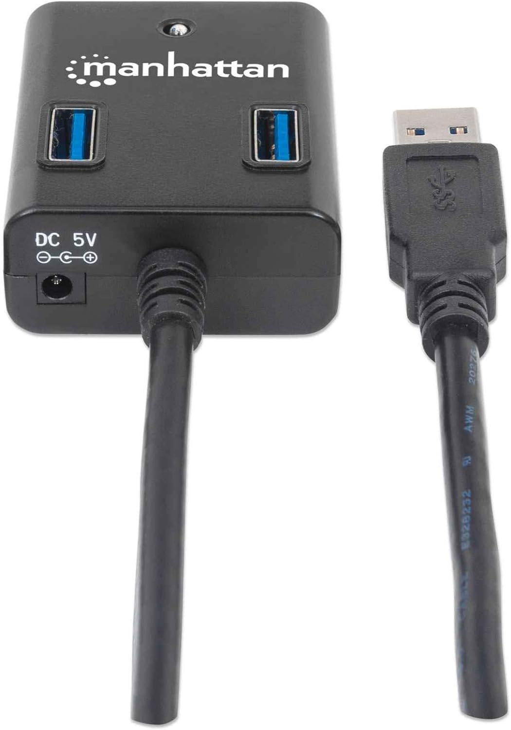Manhattan - Hub USB 3.0 4 Porte Nero