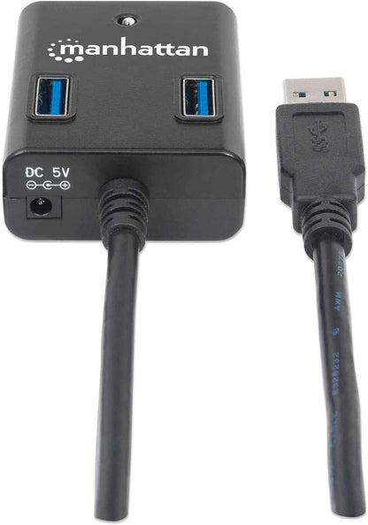 Manhattan - Hub USB 3.0 4 Porte Nero
