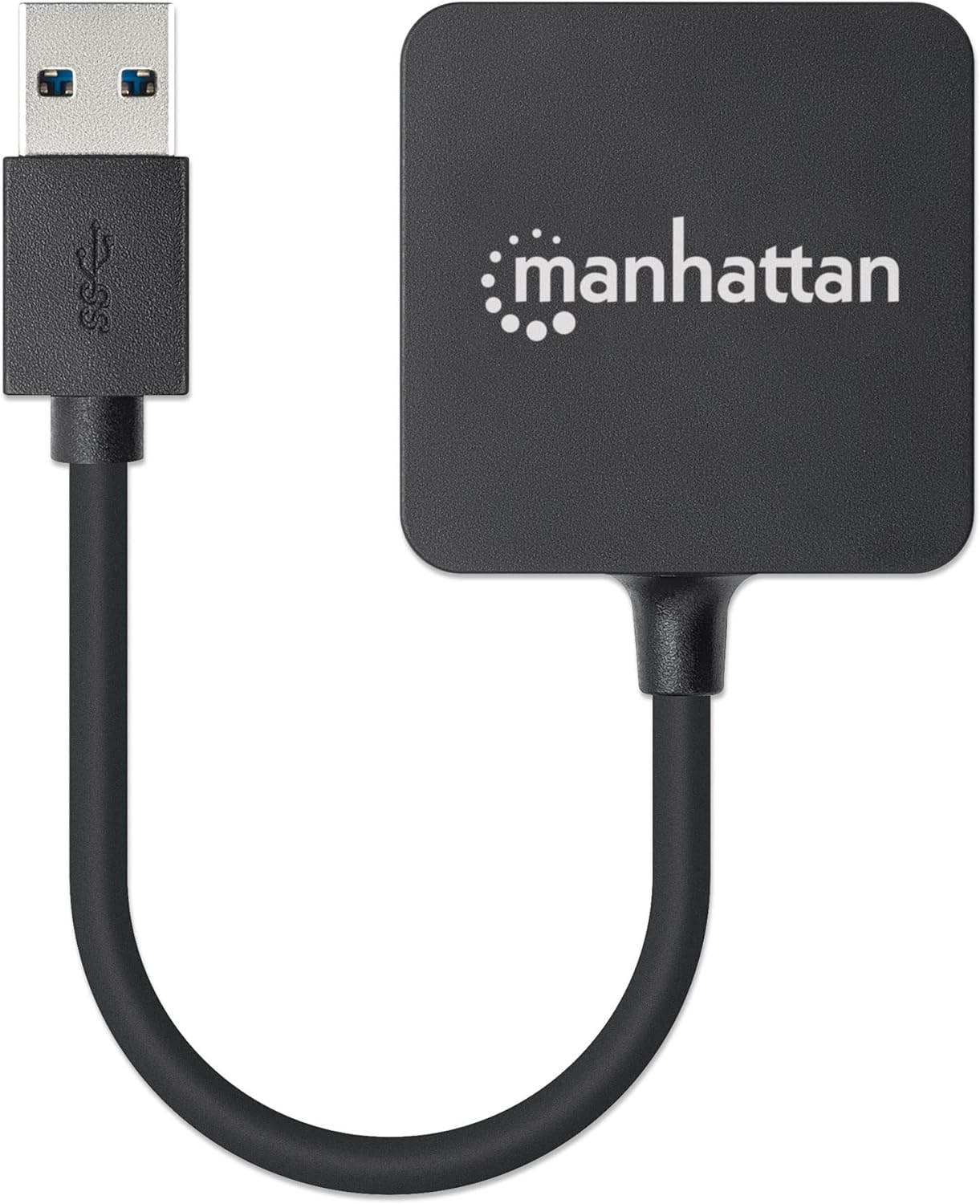 Manhattan - Hub USB 3.0 4 Porte Nero