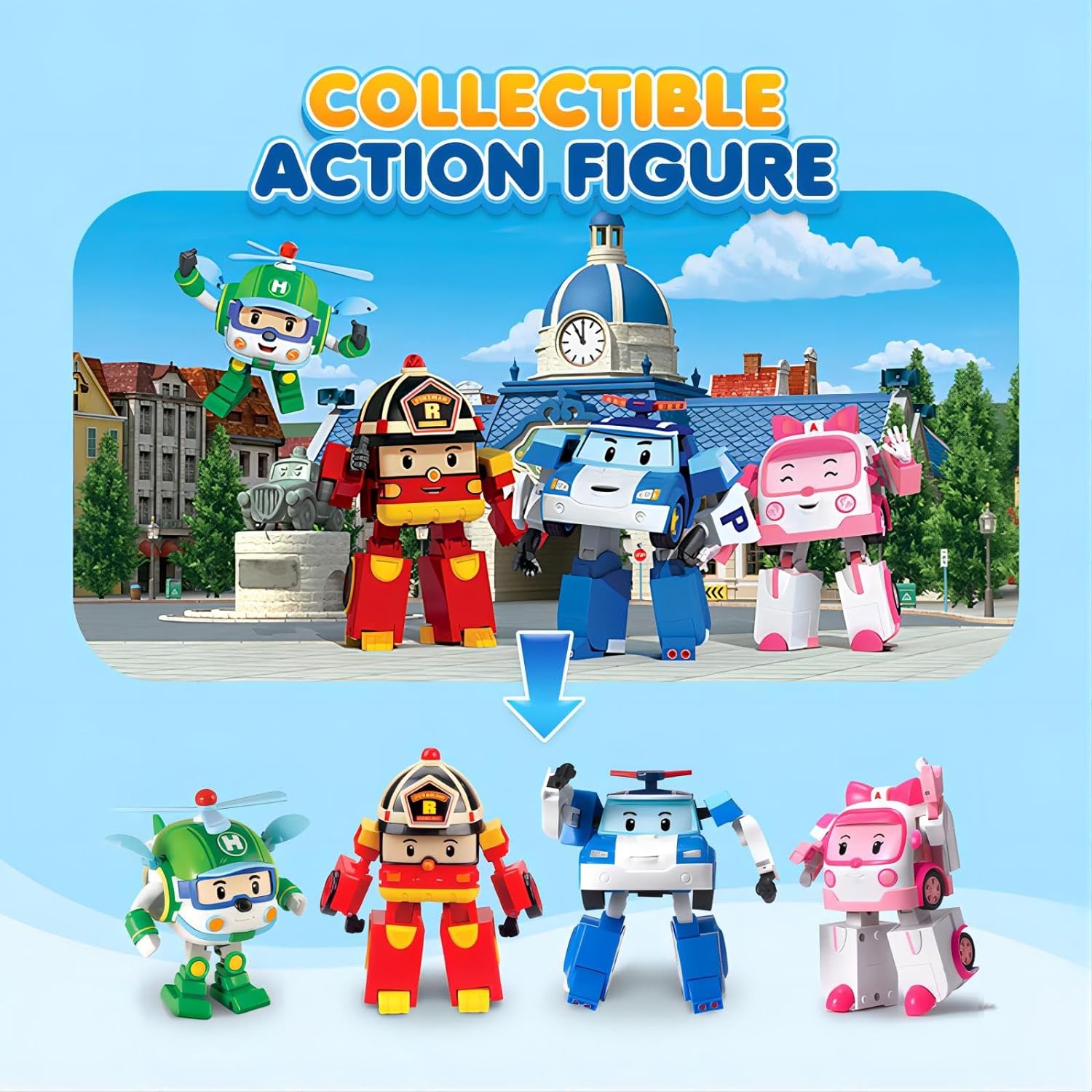 ROY - ROBOCAR POLI TRANSFORMIN Old model