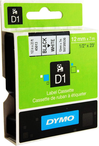 DYMO 4500 Tape Black/White 45013
