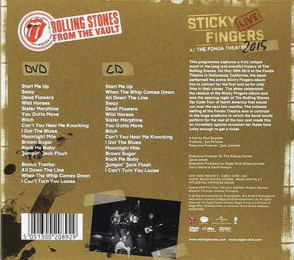 From The Vault: Sticky Fingers Live 2015 (DVD+CD