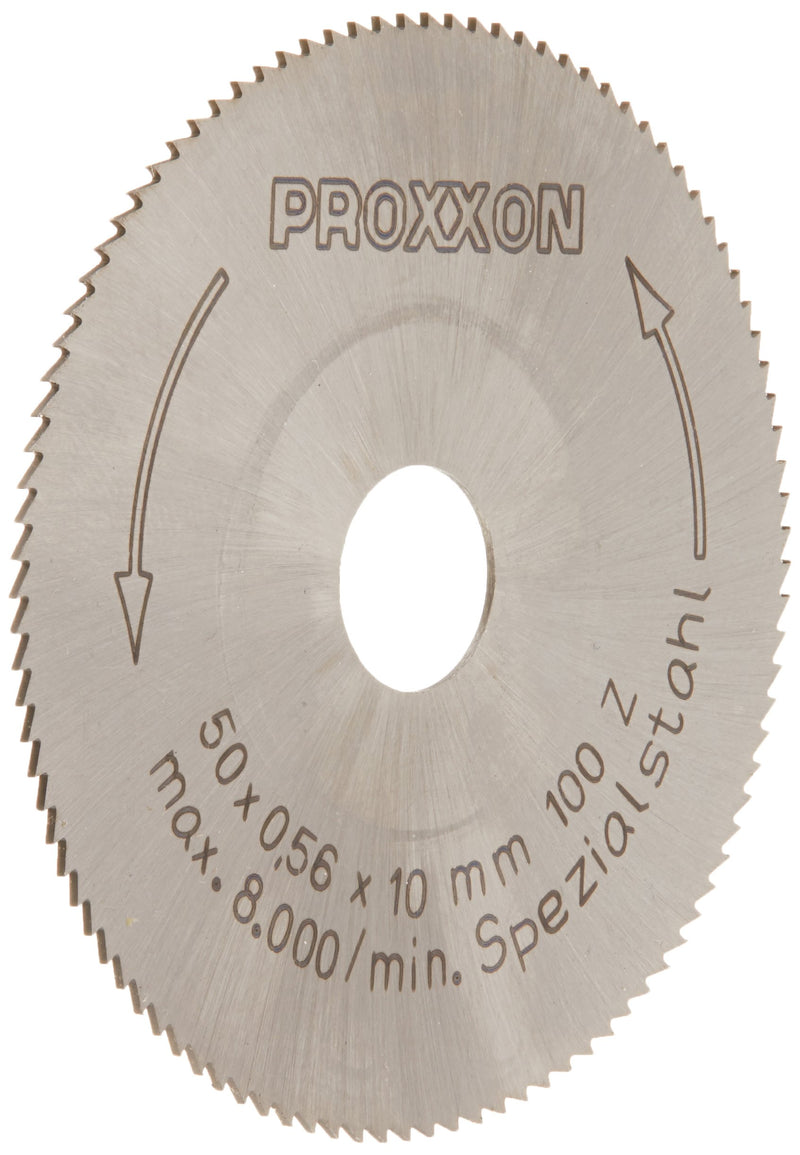 Proxxon 28020 HSS Circular Saw Blade Made of High-Alloy Special Steel, 50 mm diameter, fine-toothed