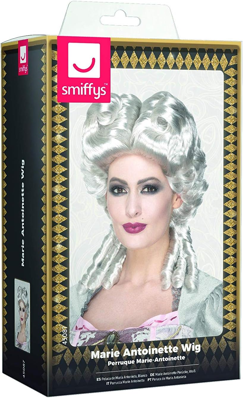 Smiffys Deluxe Marie Antoinette Wig, White