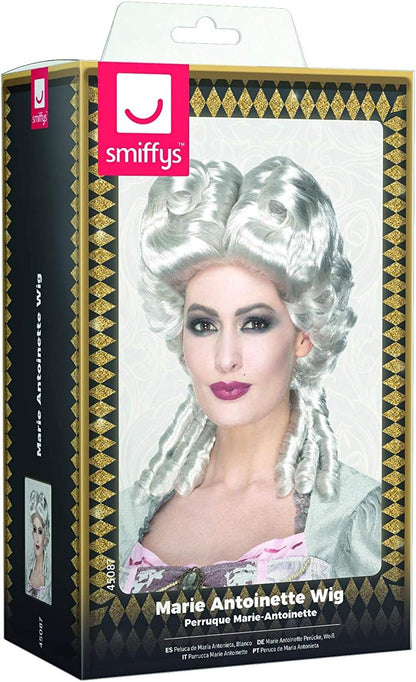 Smiffys Deluxe Marie Antoinette Wig, White