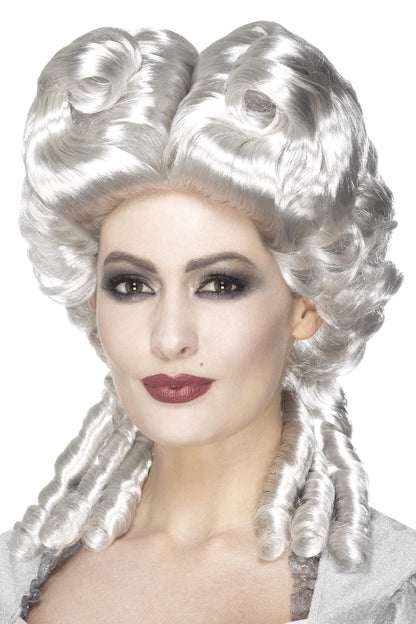 Smiffys Deluxe Marie Antoinette Wig, White