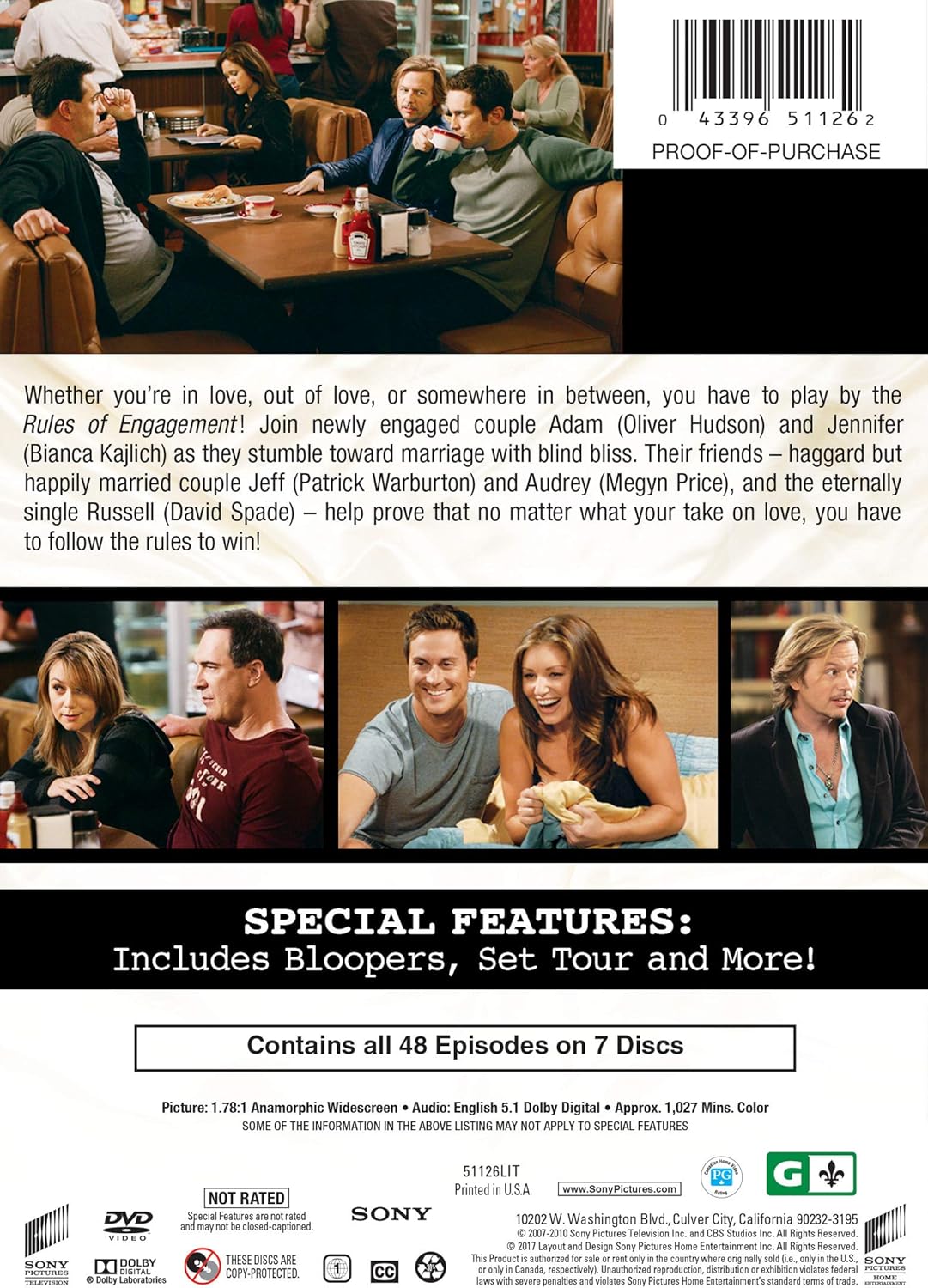 Rules of Engagement - Season 1 / Rules of Engagement - Season 2 / Rules of Engagement - Season 3 / Rules of Engagement - Season 4 - Set